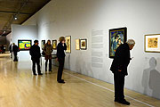 Ausstellung "August Macke und Franz Marc. Eine Künstlerfreundschaft" im Kunstbau Lenbachhaus vom 28.01.-03.05.2015 (©Foto: Ingrid Grossmann)